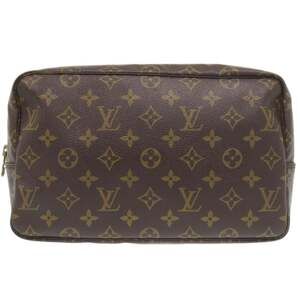 LOUIS VUITTON Brown Monogram Pouch
